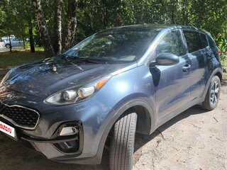 2020 Kia Sportage IV Рестайлинг, синий, 2100000 рублей, вид 3