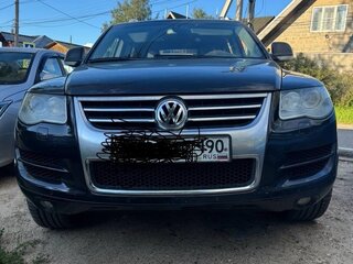2007 Volkswagen Touareg I Рестайлинг, чёрный, 1000000 рублей, вид 1