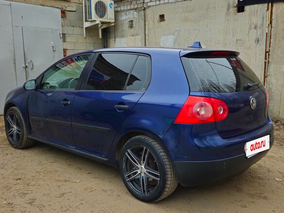2006 Volkswagen Golf V, синий, 360000 рублей - вид 7