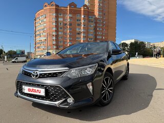 2017 Toyota Camry VII (XV50) Рестайлинг 2, чёрный, 2400000 рублей, вид 2