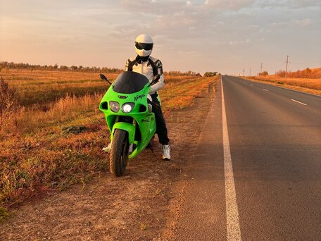 2003 Kawasaki ZXR 750, зелёный, 270000 рублей, вид 2