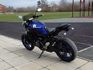 2017 Yamaha MT-07 (FZ-07), синий, 730000 рублей, вид 1