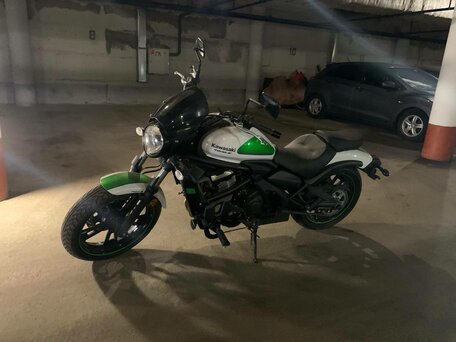 2017 Kawasaki EN650 Vulcan S, белый, 850000 рублей, вид 1