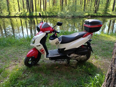 2012 Sym Jet 4 125, белый, 70000 рублей, вид 3