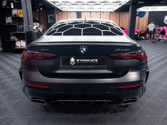 2021 BMW 4 серии M440i xDrive G22, G23, G26, чёрный, 6200000 рублей - вид 8