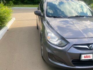 2012 Hyundai Solaris I, чёрный, 510000 рублей, вид 3