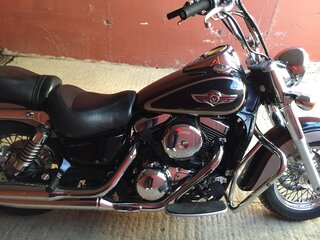 2001 Kawasaki VN1500 Vulcan, чёрный, 650000 рублей, вид 5