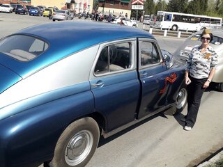 1951 ГАЗ М-20 «Победа», голубой, 650000 рублей, вид 1