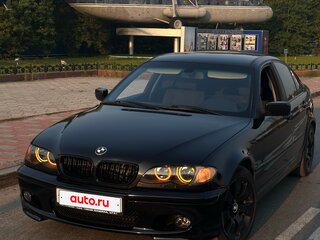 2004 BMW 3 серии N46 316i IV (E46) Рестайлинг, чёрный, 600000 рублей, вид 2