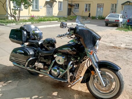 2004 Kawasaki VN1500 Vulcan, чёрный, 570000 рублей, вид 3
