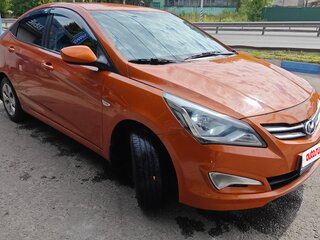 2015 Hyundai Solaris I Рестайлинг, оранжевый, 750000 рублей, вид 1