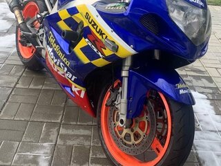 2001 Suzuki GSX-R 750, синий, 450000 рублей, вид 2