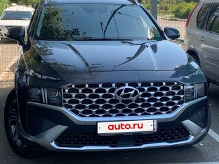 2021 Hyundai Santa Fe IV Рестайлинг, синий, 4850000 рублей, вид 3