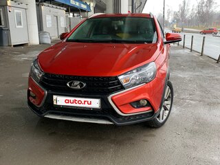 2020 Lada (ВАЗ) Vesta SW Cross I, красный, 920000 рублей, вид 3