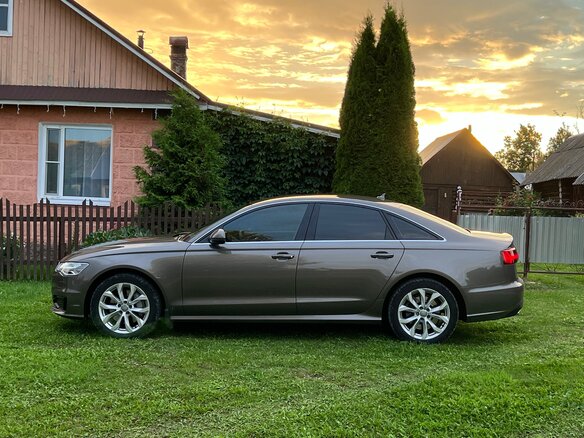 2015 Audi A6 IV (C7) Рестайлинг, серый, 1990000 рублей - вид 12