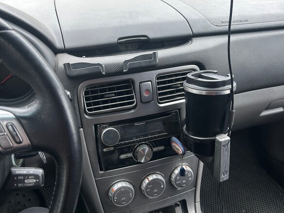 2007 Subaru Forester II Рестайлинг, синий, 560000 рублей - вид 10