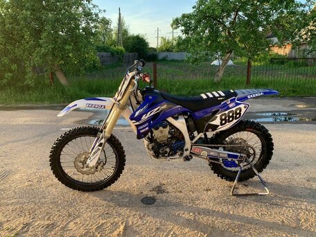 2009 Yamaha YZ250F, синий, 341670 рублей, вид 1
