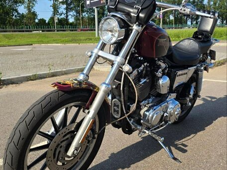 2001 Harley-Davidson Sportster 1200, пурпурный, 440000 рублей, вид 4