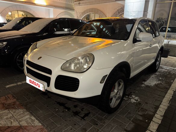 2003 Porsche Cayenne Turbo I (955), белый, 950000 рублей - вид 1