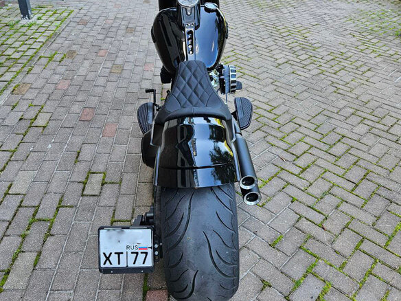 2022 Harley-Davidson Fat Boy, чёрный, 5200000 рублей - вид 4