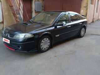 2006 Renault Laguna II Рестайлинг, чёрный, 530000 рублей, вид 2