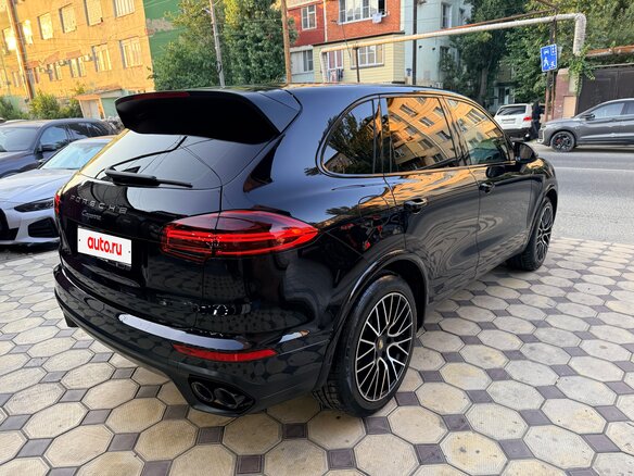 2017 Porsche Cayenne Diesel II Рестайлинг (958), чёрный - вид 3