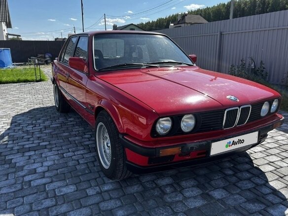 1984 BMW 3 серии 316 II (E30), красный, 500000 рублей - вид 4