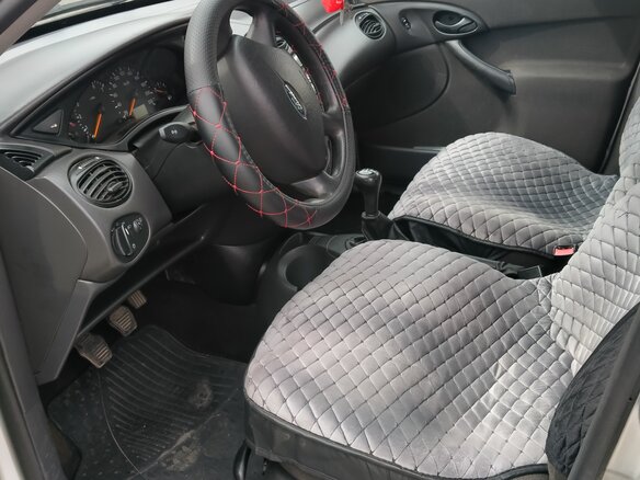 2004 Ford Focus I Рестайлинг, серебристый, 370000 рублей - вид 12
