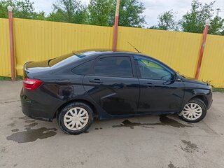 2017 Lada (ВАЗ) Vesta I, чёрный, 860000 рублей, вид 4