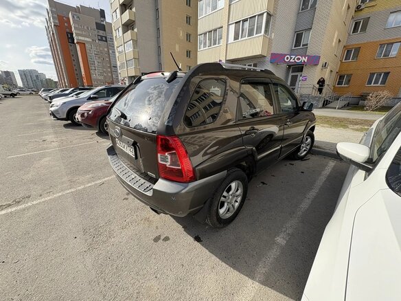 2005 Kia Sportage II, коричневый, 700000 рублей - вид 7