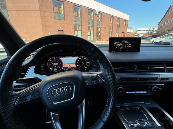 2019 Audi Q7 II (4M), чёрный, 5200000 рублей - вид 11