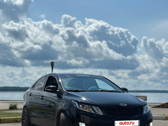 2012 Kia Rio 5-speed III, чёрный, 800000 рублей - вид 8