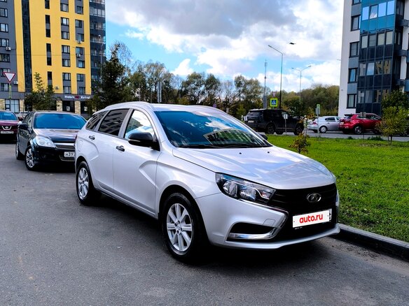 2021 Lada (ВАЗ) Vesta SW I, серый, 975000 рублей - вид 4