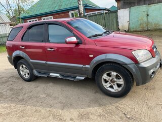 2003 Kia Sorento 4-speed I, красный, 470000 рублей, вид 4