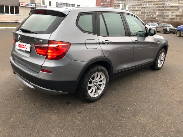 2014 BMW X3 20i xDrive II (F25), серый, 1950000 рублей - вид 1