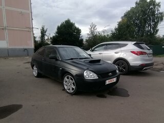 2010 Lada (ВАЗ) Priora I, чёрный, 90000 рублей, вид 2