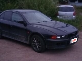 2001 Mitsubishi Galant VIII Рестайлинг, синий, 450000 рублей, вид 2