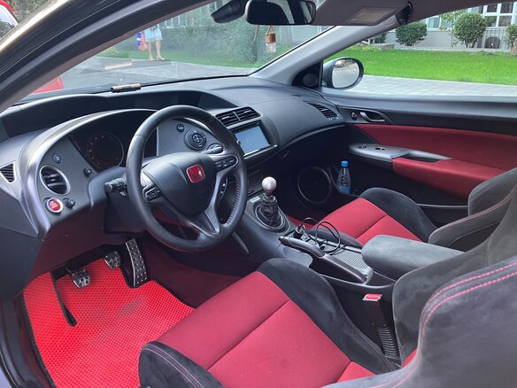 2008 Honda Civic Type R VIII, коричневый, 1400000 рублей - вид 9