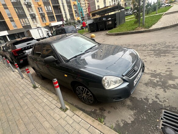 2013 Lada (ВАЗ) Priora I, синий, 650000 рублей - вид 1