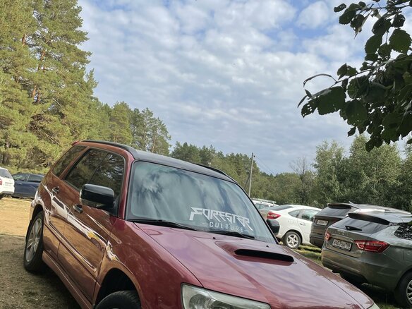 2006 Subaru Forester II Рестайлинг, красный, 700000 рублей