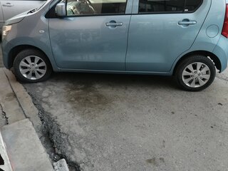 2015 Suzuki Wagon R V Рестайлинг, голубой, 560000 рублей, вид 4