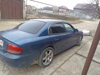 2007 Hyundai Sonata ТагАЗ IV (EF) Рестайлинг, синий, 400000 рублей, вид 4