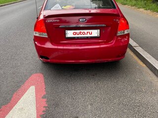 2007 Kia Cerato I Рестайлинг, красный, 225000 рублей, вид 3