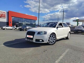 2007 Audi A3 II (8P) Рестайлинг 1, белый, 450000 рублей, вид 1