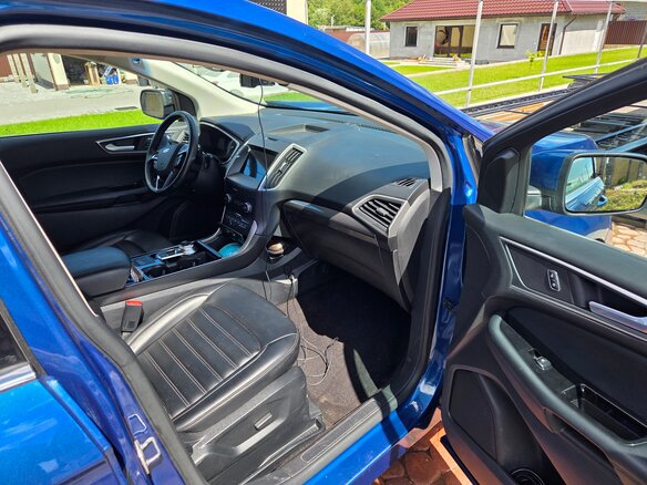 2020 Ford Edge II Рестайлинг, синий, 1700000 рублей - вид 7