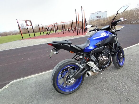 2017 Yamaha MT-07 (FZ-07), синий, 730000 рублей - вид 13