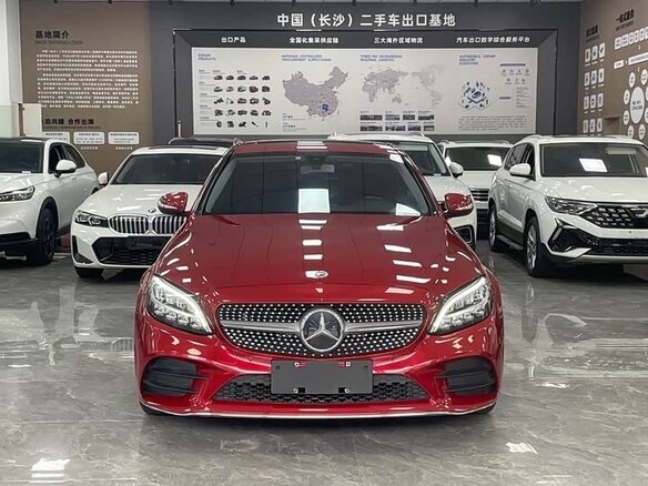 2020 Mercedes-Benz C-Класс 200 L IV (W205) Рестайлинг, красный - вид 1
