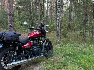 2024 Royal Enfield Meteor, красный, 350000 рублей, вид 2