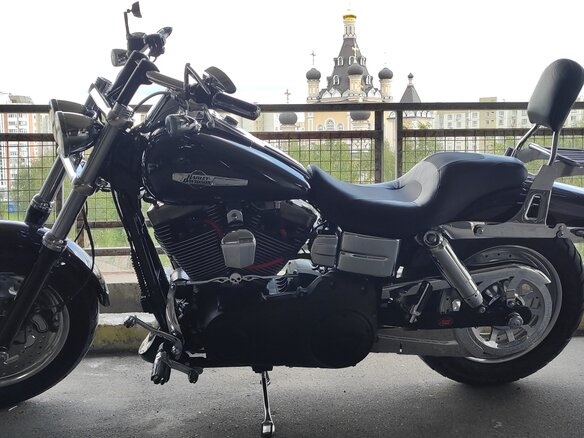 2012 Harley-Davidson Fat Bob, чёрный, 900000 рублей - вид 6