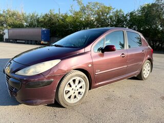 2007 Peugeot 307 I Рестайлинг, фиолетовый, 375000 рублей, вид 2